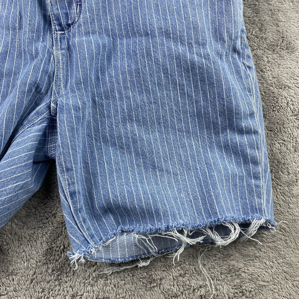 Loft Cutoff Shorts Womens‎ Size 6 28W Blue The Kick Crop - Picture 2 of 15